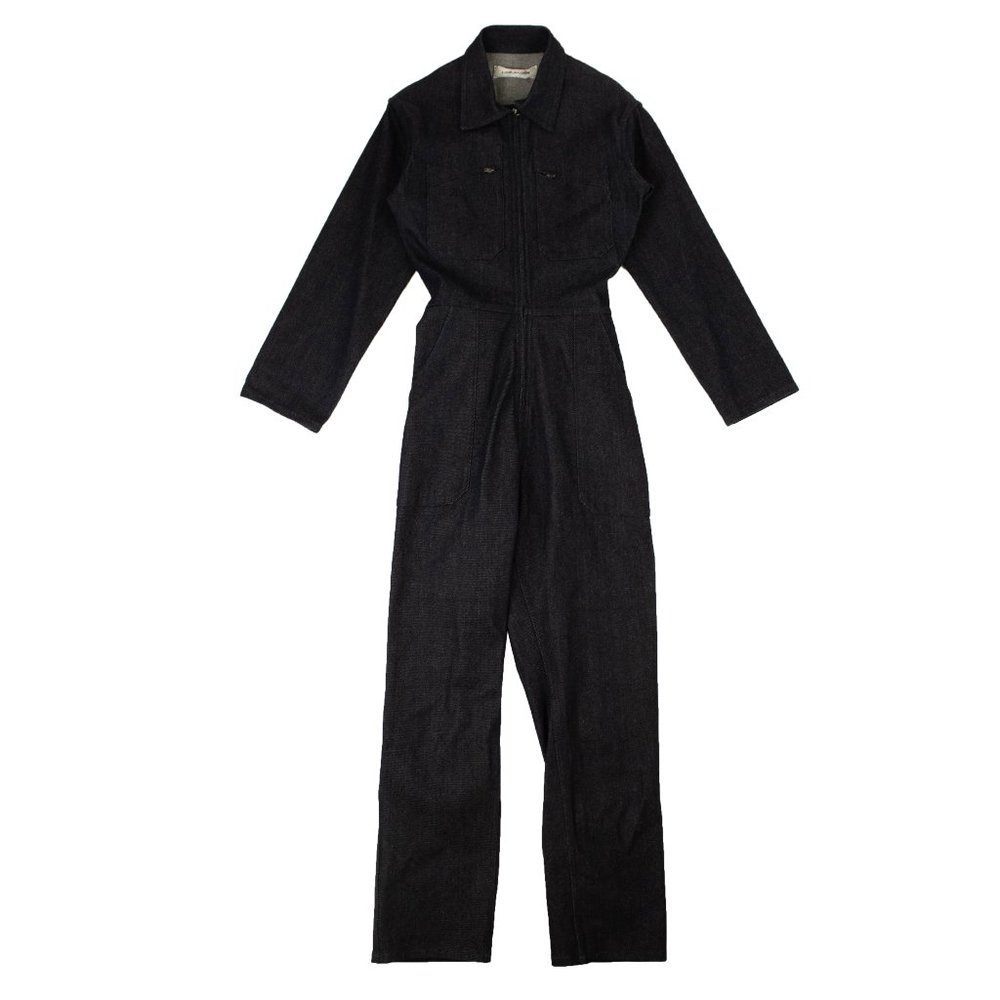 A_Plan_Application Dark Blue Denim Jumpsuit Size S $1330